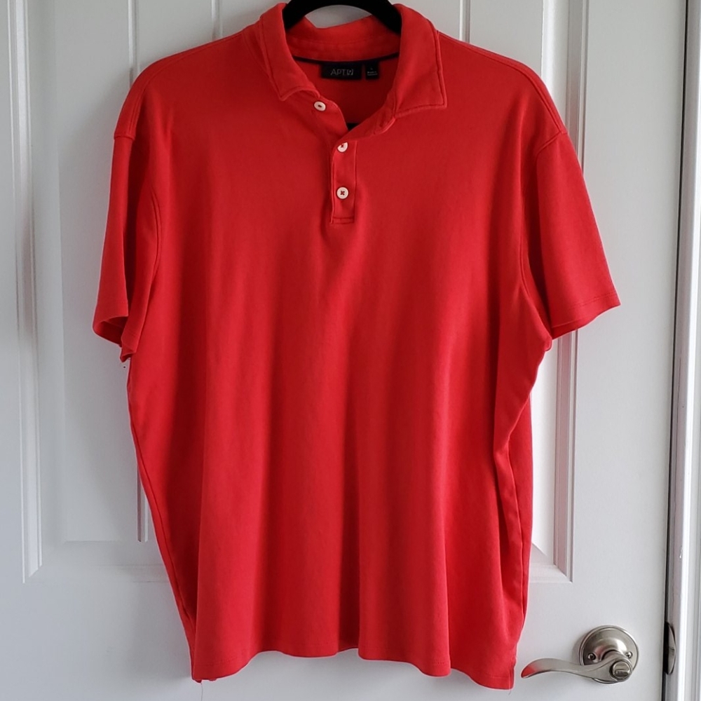 APT 9 Men's Red Polo